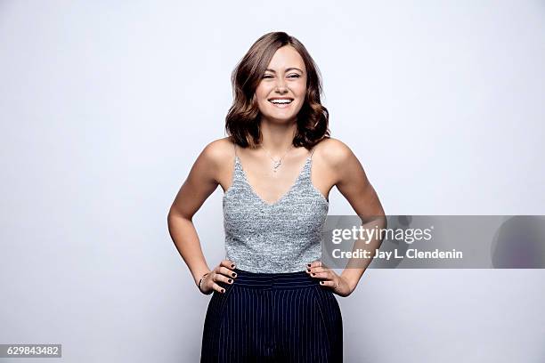 Actress Ella Purnell, from the film Journey is the Destination, poses for a portraits at the Toronto International Film Festival for Los Angeles...