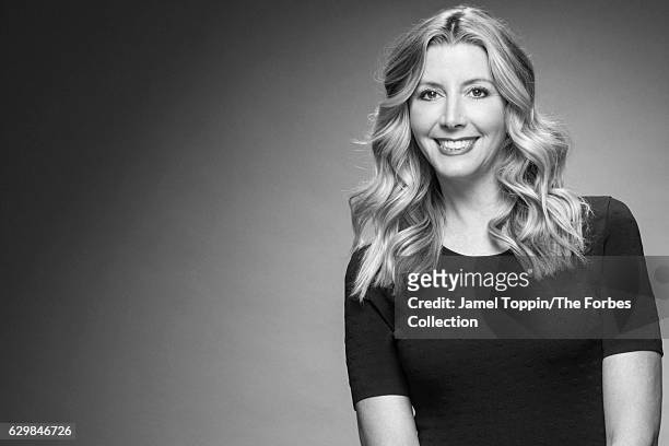 Founder of Spanx, Sara Blakely is photographed for Forbes Magazine in May 2016 in New York City. CREDIT MUST READ: Jamel Toppin/The Forbes...