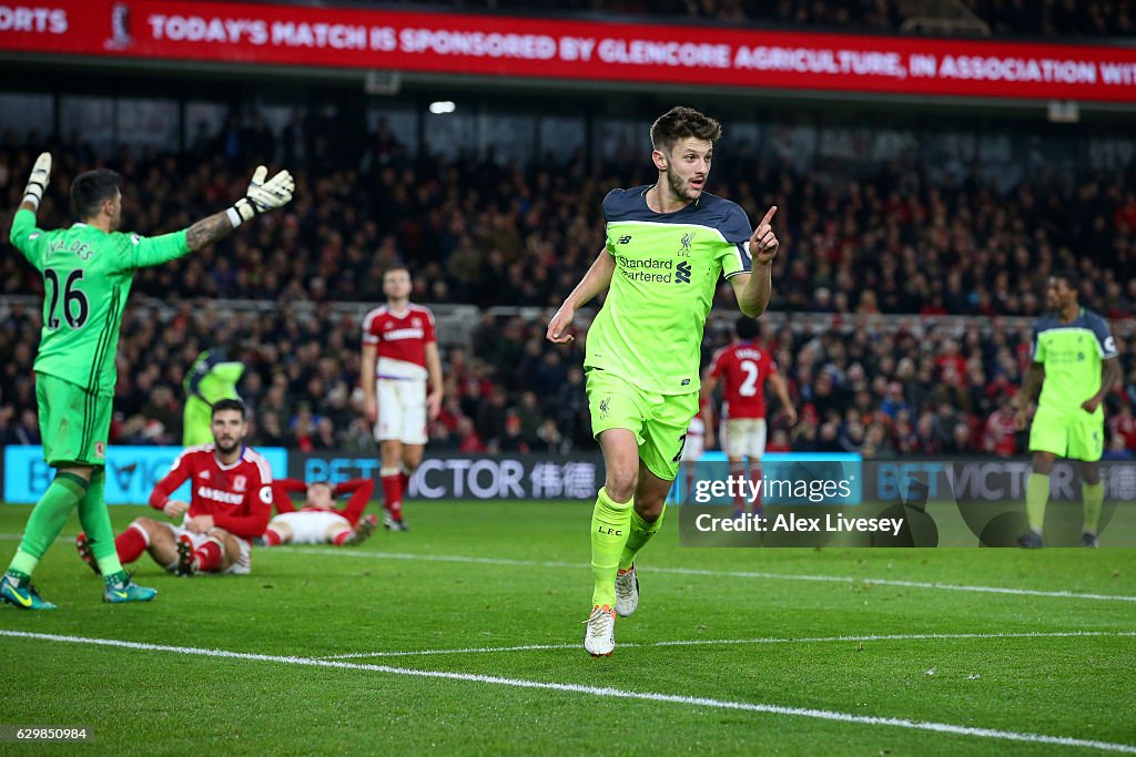 Middlesbrough v Liverpool - Premier League