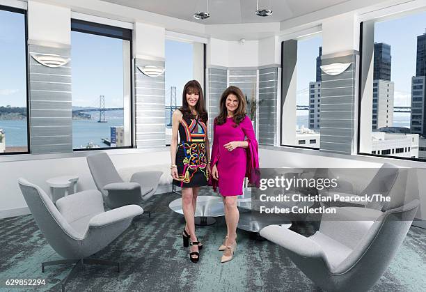 Creators of Proactiv Solution and skin-care company Rodan + Fields, Dr. Katie Rodan and Dr. Kathy Fields are photographed for Forbes Magazine on...