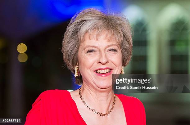 British Prime Minister Theresa May attends The Sun Military Awards at The Guildhall on December 14, 2016 in London, England.