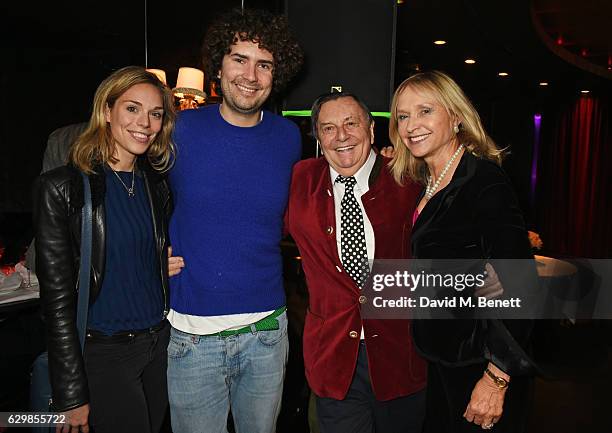 Rupert Humphries, Barry Humphries and Lizzie Spender attend a reception in honour of "La La Land" with Damien Chazelle, Emma Stone and Justin Hurwitz...