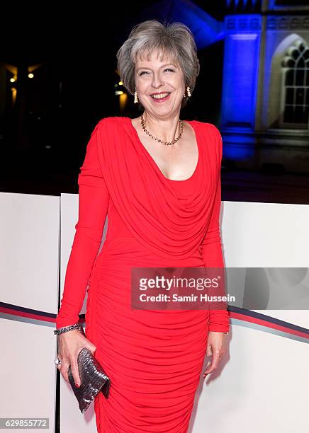 British Prime Minister Theresa May attends The Sun Military Awards at The Guildhall on December 14, 2016 in London, England.