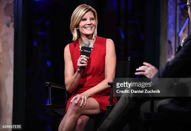 Kate Snow attends AOL Build to discuss her show 'MSNBC Live With Kate Snow' at AOL HQ on December 14, 2016 in New York City.