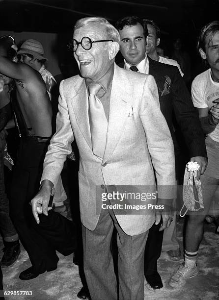 George Burns attends the "Sgt. Pepper's Lonely Hearts Club Band" Premiere After-Party at Studio 54 circa 1978 in New York City.