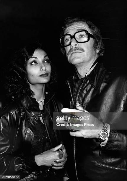 Michael Caine and wife Shakira circa 1979 in New York City.