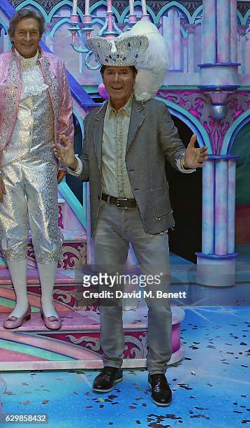 Cliff Richard attends the Opening Night performance of "Cinderella" at London Palladium on December 14, 2016 in London, England.
