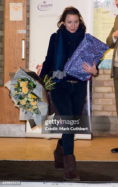 Rebecca Deacon during a visit by Catherine, Duchess of Cambridge to a Cub Scout Pack Meeting to celebrate 100 years of Cubs on December 14, 2016 in...