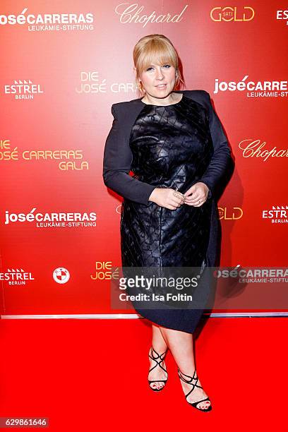 Singer Maite Kelly attends the 22th Annual Jose Carreras Gala on December 14, 2016 in Berlin, Germany.