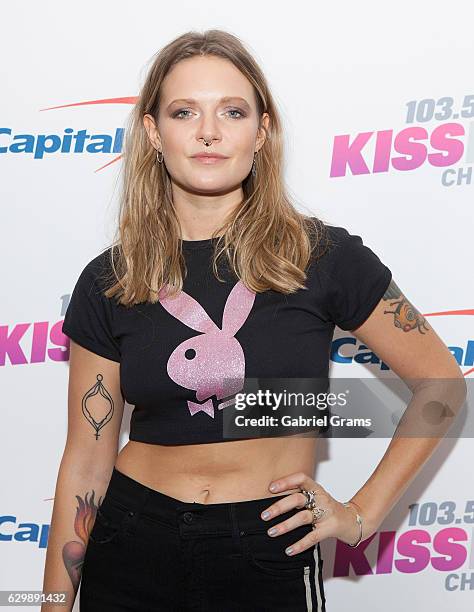 Tove Lo attends 103.5 KISS FM's Jingle Ball 2016 at Allstate Arena on December 14, 2016 in Chicago, Illinois.