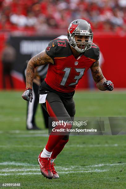 Tampa Bay Buccaneers wide receiver Mike Evans during the NFL game between the New Orleans Saints and Tampa Bay Buccaneers on December 11 at Raymond...