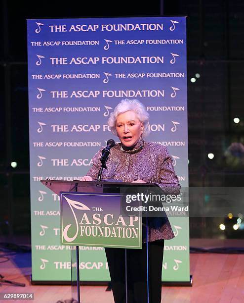 Eunice David attends the 2016 ASCAP Foundation Honors at Frederick P. Rose Hall, Jazz at Lincoln Center on December 14, 2016 in New York City.