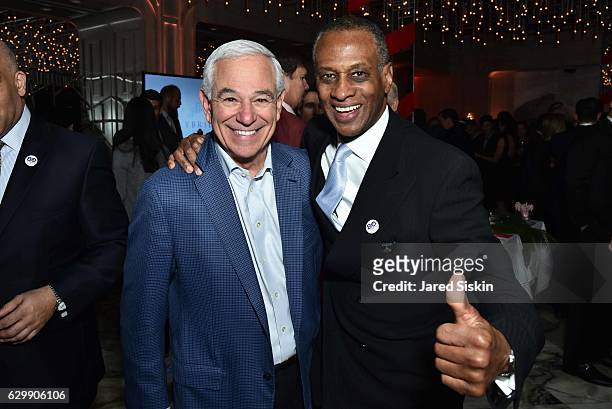 Bobby Valentine and Bryan Maillian attend SkyBridge Capital Holiday Celebration at Hunt & Fish Club on December 14, 2016 in New York City.