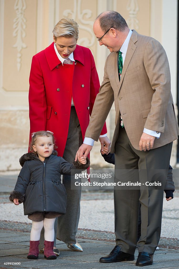 Christmas Gifts Distribution At Monaco Palace in Monte-Carlo