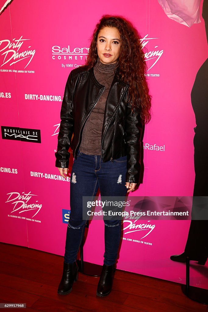 Yohana Cobo attends the premiere of the musical 'Dirty Dancing' on