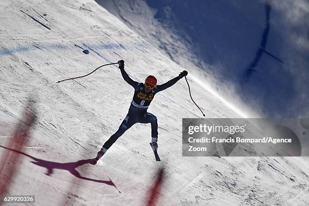 Christof Innerhofer of Italy in action during the Audi FIS Alpine Ski World Cup Men's Downhill Training on December 15, 2016 in Val Gardena, Italy