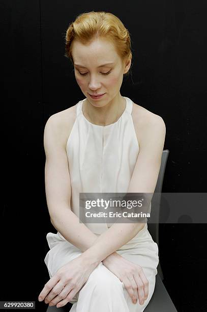 Actress Franziska Petri is photographed for Self Assignment on September 4, 2012 in Venice, Italy.