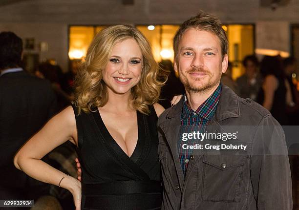 Actress Fiona Gubelmann and Alex Weed attend the Premiere Of Netflix's "One Day At A Time" After Party at The London West Hollywood in Beverly Hills...