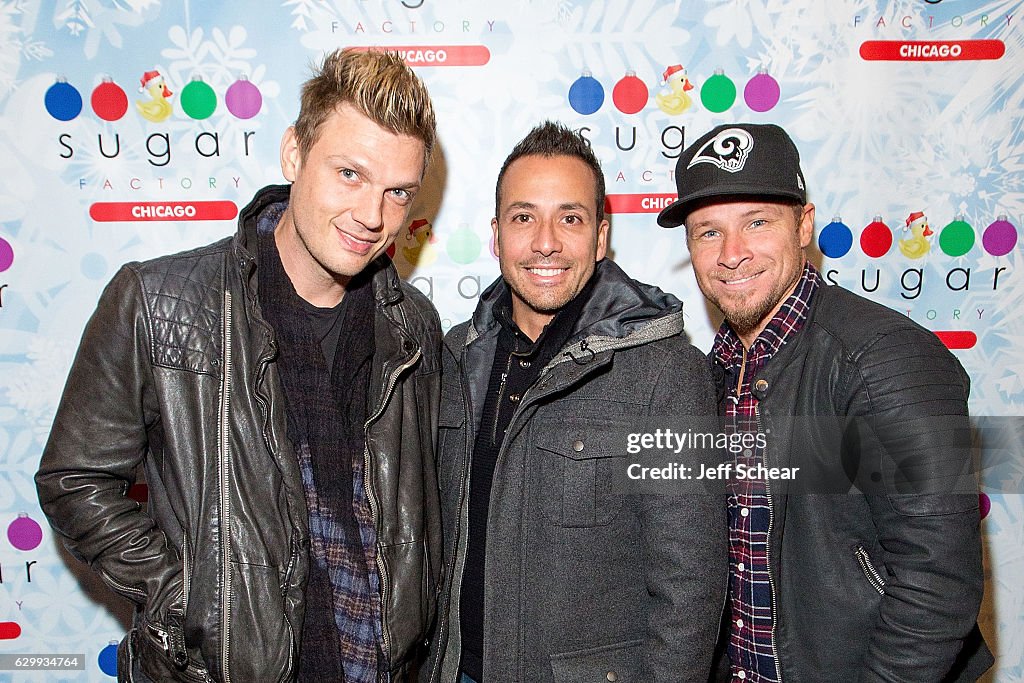 Backstreet Boys at Sugar Factory American Brassiere in Chicago River North