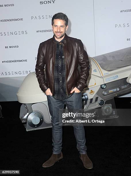 Actor Ian Hecox arrives for the Premiere Of Columbia Pictures' "Passengers" held at Regency Village Theatre on December 14, 2016 in Westwood,...