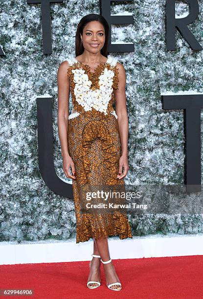 Naomie Harris attends the European Premiere of "Collateral Beauty" at Vue Leicester Square on December 15, 2016 in London, England.