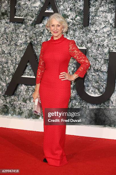 Dame Helen Mirren attend the European Premiere of "Collateral Beauty" at Vue Leicester Square on December 15, 2016 in London, England.