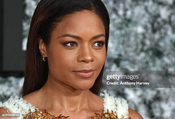 Naomi Harris attends the European Premiere of "Collateral Beauty" at Vue Leicester Square on December 15, 2016 in London, England.