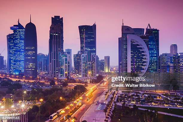 qatar, doha, exterior - doha qatar stock pictures, royalty-free photos & images