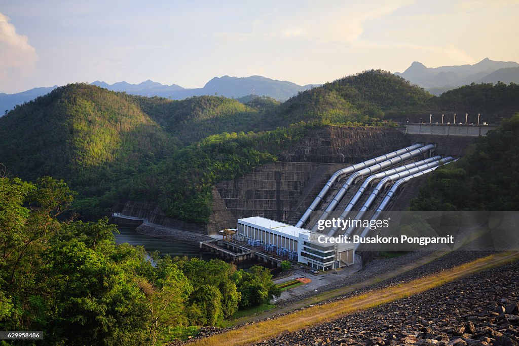 Water plant power dam electrical energy, Hydro Power Electric Dam