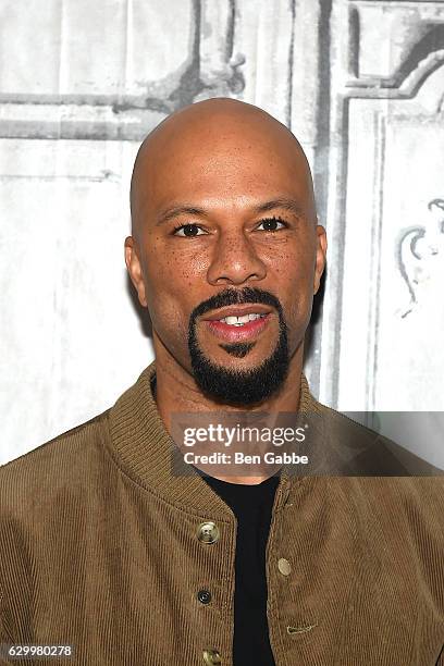 Actor/Rapper Common attends AOL BUILD to discuss "The 13th" Ava Duvernay's documentary at AOL HQ on December 15, 2016 in New York City.