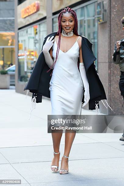 Actress/Singer Keke Palmer is seen walking in Soho on December 15, 2016 in New York City.