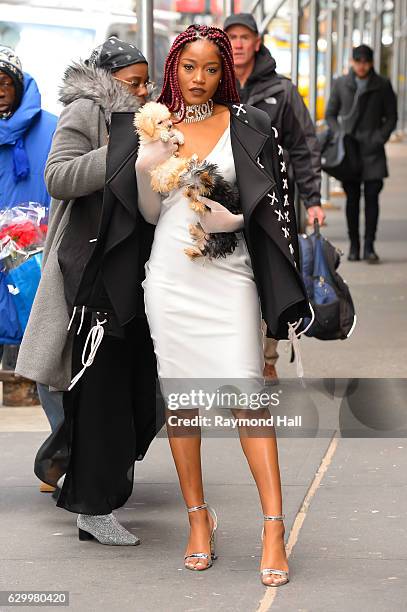 Actress/Singer Keke Palmer is seen walking in Soho on December 15, 2016 in New York City.