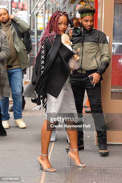 Actress/Singer Keke Palmer is seen walking in Soho on December 15, 2016 in New York City.