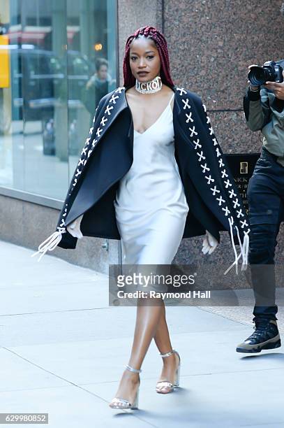 Actress/Singer Keke Palmer is seen walking in Soho on December 15, 2016 in New York City.