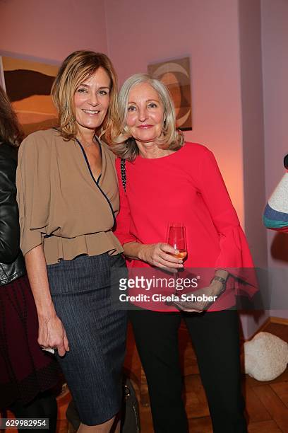 Mon Muellerschoen and Karin Koeppel during the Mon Muellerschoen & Vestiaire Collective charity auction benefit fo 'Tribute to Bambi' Foundation on...