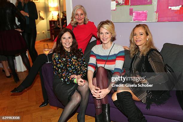 Karin Koeppel, Judith Epstein, Princess Isabelle, Minzi zu Hohenlohe-Jagstberg and Carin von Halem during the Mon Muellerschoen & Vestiaire...