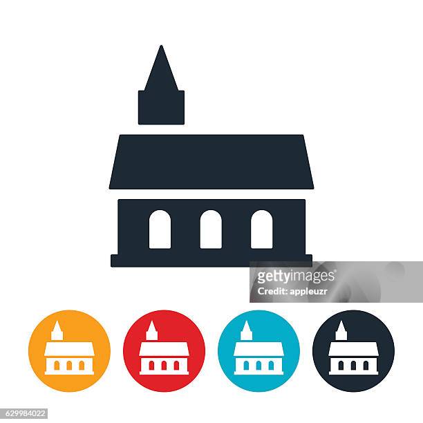 church icon - spire stock illustrations