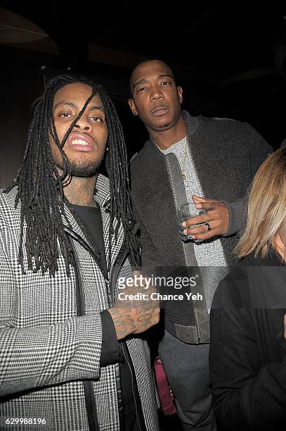 Waka Flocka and Ja Rule attend "Whisper Wednesdays" at PHD Terrace Dream Midtown on December 14, 2016 in New York City.