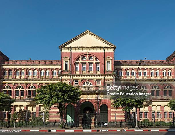 High Court Building in downtown Yangon, Rangoon, Burma, Myanmar.