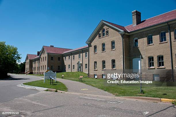 Minnesota, Minneapolis, Fort Snelling, Building 17 and 18, US Army Cavalry Barracks.