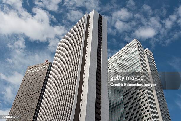 Shinjuku Center, Sompo and Nomura Buildings, Nishi-Shinjuku, Tokyo, Japan.