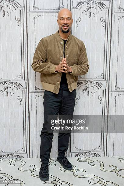 Rapper Common discusses "The 13th" with The Build Series at AOL HQ on December 15, 2016 in New York City.