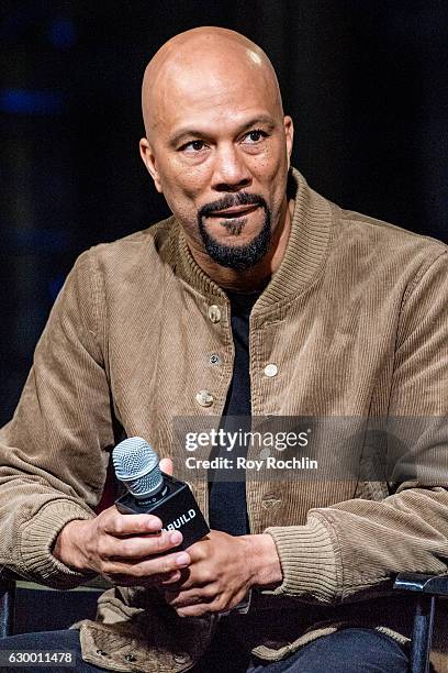 Rapper Common discusses "The 13th" with The Build Series at AOL HQ on December 15, 2016 in New York City.