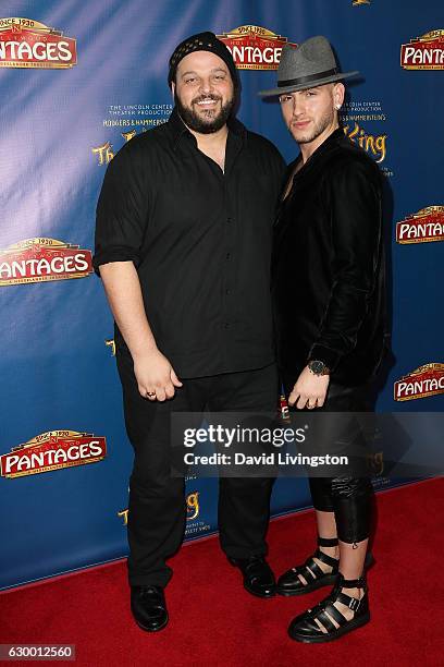 Daniel Franzese and Joseph Bradley Phillips arrive at the Opening Night of The Lincoln Center Theater's Production Of Rodgers and Hammerstein's "The...