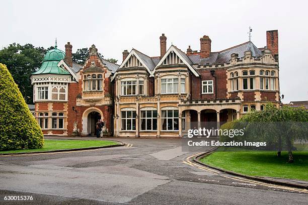 Manor house in Bletchley Park, London, England.