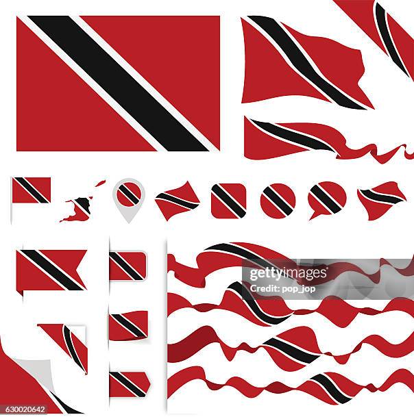 La bandera de Trinidad y Tobago. | Vector Premium La bandera de Trinidad y Tobago. | Vector Premium