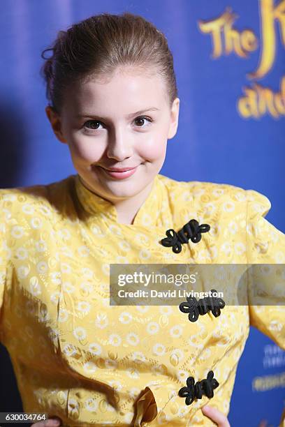 Actress Bebe Wood arrives at the Opening Night of The Lincoln Center Theater's Production Of Rodgers and Hammerstein's "The King and I" at the...