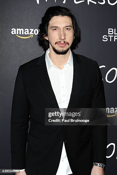 Adam Driver attends the New York Special Screening of Amazon Studios and Bleecker Street's "Paterson" at Landmark Sunshine Theater on December 15,...