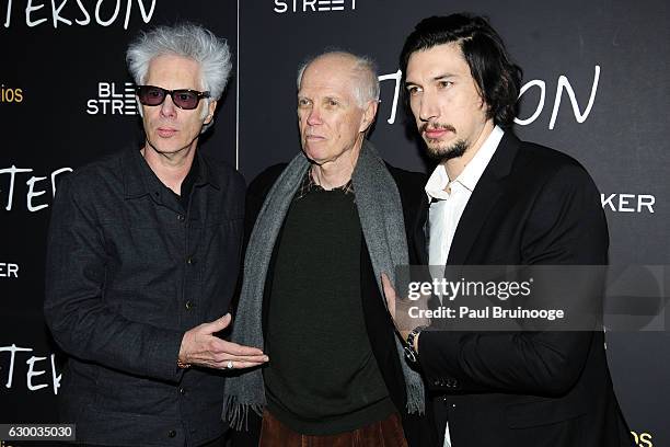 Jim Jarmusch, Ron Padgett and Adam Driver attend the New York Special Screening of Amazon Studios and Bleecker Street's "Paterson" at Landmark...