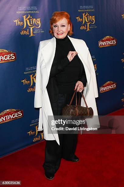 Actress Ann Robinson arrives at the Opening Night of The Lincoln Center Theater's Production Of Rodgers and Hammerstein's "The King and I" at the...